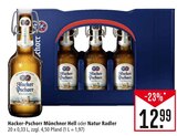 Münchner Hell oder Natur Radler Angebote von Hacker-Pschorr bei Marktkauf Göppingen für 12,99 €