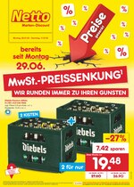 Netto Marken-Discount Prospekt für Neuss mit 43 Seiten Netto Marken-Discount Prospekt für Neuss: "MwSt.-PREISSENKUNG - WIR RUNDEN IMMER ZU IHREN GUNSTEN", 43 Seiten, 06.07.2020 - 11.07.2020