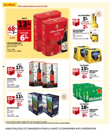 Prix et réduction Bière dans le prospectus Auchan Hypermarché en cours Offre Bière dans le catalogue Auchan Hypermarché du moment à la page 46