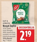 Nougat Zapfen von GUT & GÜNSTIG für 2,19 € bei EDEKA im Angebot Nougat Zapfen von GUT & GÜNSTIG im aktuellen EDEKA Prospekt
