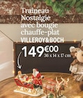 Traineau Nostalgie avec bougie chauffe-plat - VILLEROY&BOCH dans le catalogue Ambiance & Styles