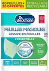 Feuilles Magiques Lessive en Feuilles - DR.BECKMANN en promo chez Stokomani Feuilles Magiques Lessive en Feuilles - DR.BECKMANN dans le catalogue Stokomani