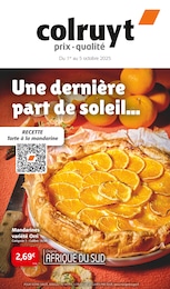 Prospectus Colruyt à Badonviller, "Une dernière part de soleil…", 8 pages, 01/10/2025 - 05/10/2025