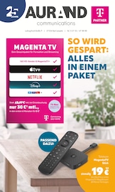 Aktueller Aurand Communications Prospekt mit Fernseher, "SO WIRD GESPART: ALLES IN EINEM PAKET", Seite 1