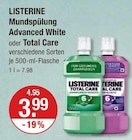 Mundspülung Advanced White im V-Markt Prospekt Mundspülung Advanced White von Listerine im aktuellen V-Markt Prospekt für 3,99 €