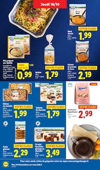 Promotion Poulet Pané Surgelé dans le prospectus Lidl, valable du 16/10/2025 au 22/10/2025 Promo Poulet Pané Surgelé dans le catalogue Lidl du moment à la page 34