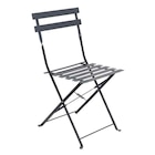 Chaise en metal gris mat en promo chez B&M Dreux à 19,95 €