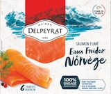 Saumon fumé eaux froides de Norvège - Delpeyrat en promo chez Netto Antibes à 5,99 €