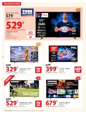 Promos Télévision dans le catalogue "BEAUTÉ" de Auchan Hypermarché Télévision en promo dans le catalogue Auchan Hypermarché à la page 54