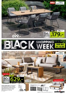 Kissen im Zurbrüggen Prospekt "BLACK SHOPPING WEEK" mit 4 Seiten (Recklinghausen)