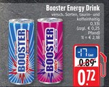 Booster Energy Drink Original im Angebot bei Marktkauf in Reutlingen Booster Energy Drink Original Angebote bei Marktkauf Reutlingen für 0,72 €