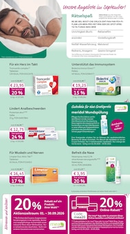 Nasenspray im aktuellen mea - meine apotheke Prospekt (Krefeld) Nasenspray im mea - meine apotheke Prospekt "Unsere September-Angebote" mit 4 Seiten (Krefeld)