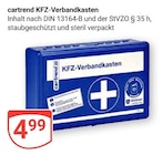 KFZ-Verbandkasten im Angebot bei GLOBUS in Bochum KFZ-Verbandkasten Angebote von cartrend bei GLOBUS Bochum für 4,99 €