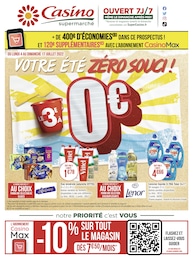 Casino Supermarchés Catalogue "Votre été zéro souci !", 40 pages, Chantraine,  04/07/2022 - 17/07/2022