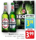 Beck's bei EDEKA im Prospekt "" für 3,74 €