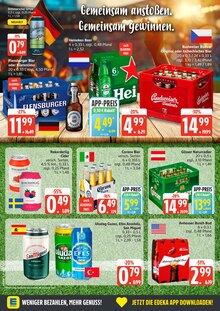 Bier im aktuellen EDEKA Prospekt (Neumünster) Bier im EDEKA Prospekt "Top Angebote" mit 27 Seiten (Neumünster)