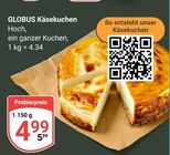 Käsekuchen Angebote von Globus bei GLOBUS Trier für 4,99 €