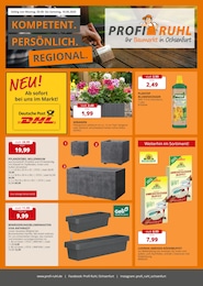 Baumarkt Prospekt von Profi Ruhl in Ergersheim Aktueller Profi Ruhl Baumärkte Prospekt für Ergersheim: Ihr Baumarkt in Ochsenfurt mit 8} Seiten, 05.05.2025 - 10.05.2025