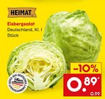 Aktuelles Eisbergsalat Angebot bei Netto Marken-Discount in Duisburg ab 0,89 €
