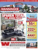 Möbel Wanninger Prospekt "Sparen total bei jedem Preis!", 32 Seiten, für Straubing, 27.02.2020 - 29.02.2020 Möbel Wanninger Prospekt "Sparen total bei jedem Preis!", 32 Seiten, für Straubing, 27.02.2020 - 29.02.2020