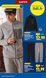 Prix et réduction Vêtements Homme dans le prospectus Lidl en cours Offre Vêtements Homme dans le catalogue Lidl du moment à la page 63