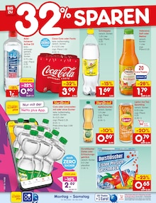Coca Cola im Netto Marken-Discount Prospekt "Aktuelle Angebote" mit 69 Seiten (Hilden)