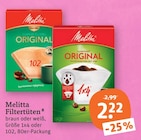Filtertüten von Melitta im aktuellen tegut Prospekt für 2,22 €