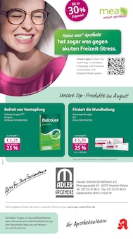 Aktueller mea - meine apotheke Prospekt "Unsere August-Angebote" Seite 1 von 4 Seiten