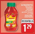 Tomatenketchup von GUT&GÜNSTIG für 1,29 € bei EDEKA im Angebot Tomatenketchup von GUT&GÜNSTIG im aktuellen EDEKA Prospekt