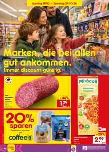 Kaffee im Netto Marken-Discount Prospekt "Aktuelle Angebote" mit 75 Seiten (Weiden (Oberpfalz))