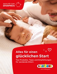 BabyOne Prospekt: "Alles für einen glücklichen Start", 20 Seiten, 01.05.2023 - 31.10.2023