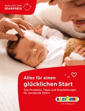Aktueller BabyOne Spielzeug & Baby Prospekt in Deisenhofen und Umgebung, "Alles für einen glücklichen Start" mit 20 Seiten, 01.05.2023 - 31.10.2023