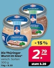 Wurst im Glas Angebote von Die Thüringer bei Netto mit dem Scottie Potsdam für 2,79 €