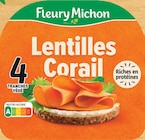 Les tranches végé aux lentilles corail - FLEURY MICHON en promo chez Intermarché Super Les tranches végé aux lentilles corail - FLEURY MICHON dans le catalogue Intermarché Super