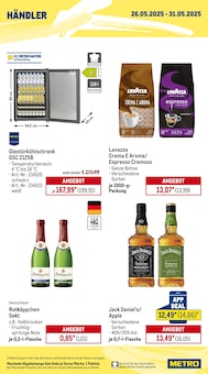 Kühlschrank im aktuellen Metro Prospekt (Brandenburg (Havel)) Kühlschrank im Metro Prospekt "Wochenangebote Händler & Monats-Mix" mit 25 Seiten (Brandenburg (Havel))
