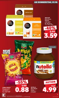 Nutella im Kaufland Prospekt "Hier bin ich richtig" mit 76 Seiten (Neuwied)