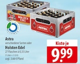 Astra oder Holsten Edel Angebote bei famila Nordost Quickborn für 9,99 €