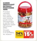 SNACKS FILET DE POULET POUR CHIENS 500G - CAMON à 15,17 € dans le catalogue Animalis