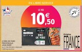 Promo 2 RIBS DE PORC PROVENÇALE à 10,50 € dans le catalogue Intermarché à Moutier-Malcard