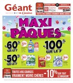 Catalogue Géant Casino "Maxi Pâques", 32 pages, à Cheillé, 23/03/2020 - 05/04/2020 Prospectus Géant Casino "Maxi Pâques", 32 pages, à Cheillé, 23/03/2020 - 05/04/2020