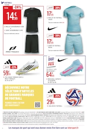 Prix et réduction Ballon dans le prospectus Intersport en cours Offre Ballon dans le catalogue Intersport du moment à la page 2