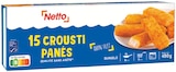 Bâtonnets poisson crousti panés surgelés MSC X15 - Netto en promo à 1,99 € chez Netto Bâtonnets poisson crousti panés surgelés MSC X15 - Netto dans le catalogue Netto