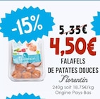 Falafels de patates douces - Florentin dans le catalogue Naturalia