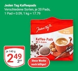 Kaffeepads Angebote von Jeden Tag bei GLOBUS Bensheim für 2,49 €