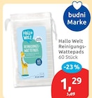 Reinigungs-Wattepads von Hallo Welt für 1,29 € bei budni im Angebot Reinigungs-Wattepads von Hallo Welt im aktuellen budni Prospekt