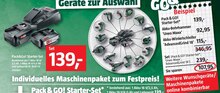 Pack & GO! Starter-Set* bei BAUHAUS in Krefeld Pack & GO! Starter-Set* im Angebot bei BAUHAUS Krefeld für 139,00 €