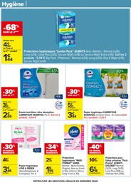 Prix et réduction Always dans le prospectus Carrefour en cours Offre Always dans le catalogue Carrefour du moment à la page 48