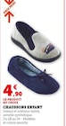 Chaussons Enfant en promo chez Hyper U Massy à 4,90 €