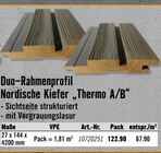 Duo-Rahmenprofil Nordische Kiefer „Thermo A/B“ im Angebot bei Hornbach in Kaarst Duo-Rahmenprofil Nordische Kiefer „Thermo A/B“ Angebote bei Hornbach Kaarst für 67,90 €