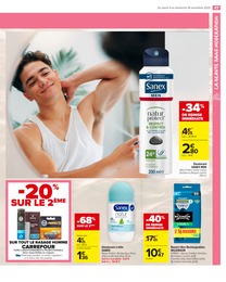 Prix et réduction Rasoir dans le prospectus Carrefour Market en cours Offre Rasoir dans le catalogue Carrefour Market du moment à la page 49